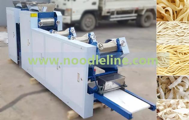 Chow Mein Noodles Making Machine with 9 Rollers for Sale
