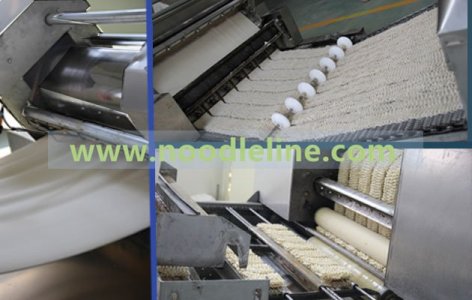 The Production Process of Instant Noodle Produciton Line
